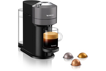 5 tailles de tasse, du Ristretto au Mug / Technologie d'extraction par Centrifusion / Simplicité: un seul bouton pour toutes les tailles de tasse / Un assortiment de 12 capsules offert