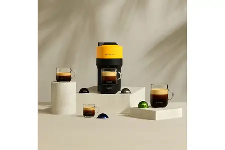 Cafetière à dosette ou capsule Magimix Vertuo POP 11735 Jaune Mangue ...