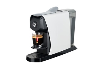 Machine expresso à dosettes / 15 bars - Puissance 1250 Watts / Capacité 0,8 litre - 1 tasse / Fabrication française et certifiée Origine France Garantie