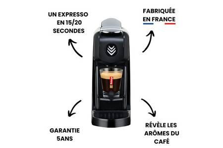 Cafetière à dosette Malongo EOH 1250 W Gris