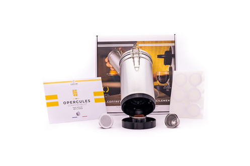 Le coffret gris - capsules réutilisables - compatible Nespresso®