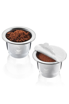 Capsule café Gefu Lot de 2 Capsules supplémentaires inox pour Set de capsules CONSCIO