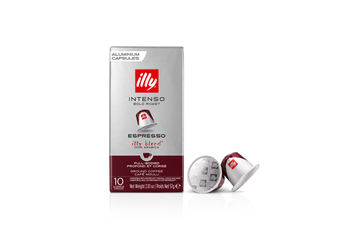 Capsule café Illy Cafe illy en capsules compatibles* torrefaction Intenso - boite de 10 capsules - 57g