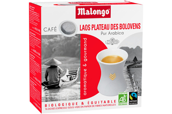Thé vert biologique et équitable en dosettes - Malongo