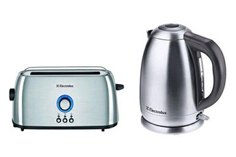 Electrolux - Ensemble petit déjeuner Electrolux Bouilloire + grille pain 955 INOX