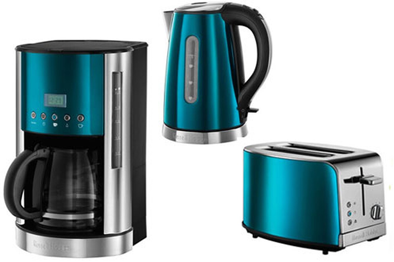 Ensemble petit déjeuner Russell Hobbs set 3 pièces jewels saphir