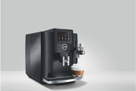 Machine à Café Automatique Jura E8 Piano Black - 17 Spécialités, Broyeur Aroma Pro, Mousse Fine - Expresso Et Cappuccino Parfaits