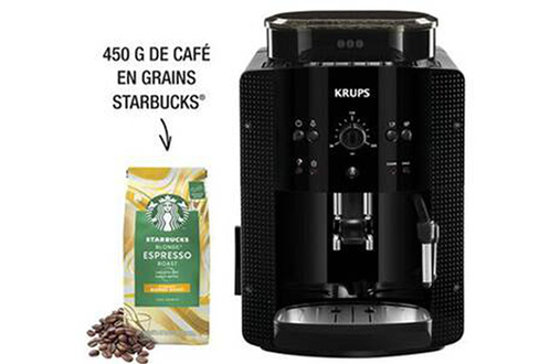 YY4540FD ESSENTIAL Noire + 2 paquets café Starbucks