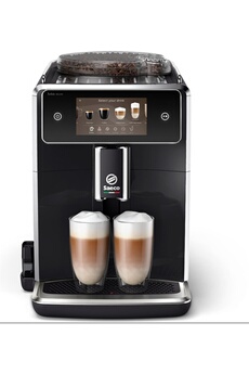 Machine à café à grains et moulu - Pression 15 bars / 22 spécialités de café - 6 profils utilisateur / Réservoir à eau 1,7 L - Écran tactile couleur / Carafe à lait - Rinçage automatique et détartrage guidé