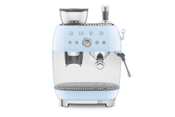 Machine à Café Expresso combinée avec broyeur - Café en Grains / Système de Chauffe Double Thermoblock - Pression de Pompe de 15 bar / Fonction café simple et double - Réglage de la Longueur du Café / Broyage pour 1 tasse et 2 tasses - Réservoir de 250 g