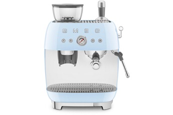 Machine à Café Expresso combinée avec broyeur - Café en Grains / Système de Chauffe Double Thermoblock - Pression de Pompe de 15 bar / Fonction café simple et double - Réglage de la Longueur du Café / Broyage pour 1 tasse et 2 tasses - Réservoir de 250 g