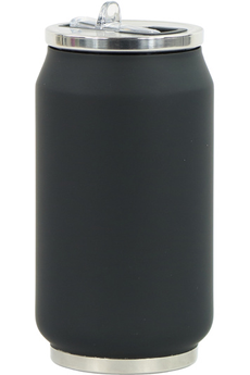tasse et mugs yoko design canette isotherme 280 ml noir mat
