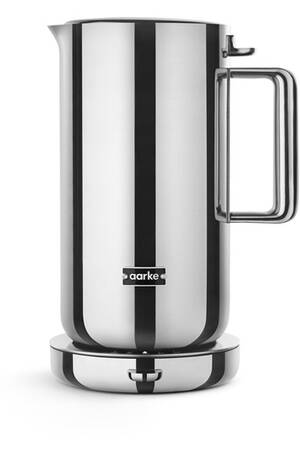 Aarke Bouilloire En Acier Inoxydable Avec Réglages De Température Multiples, Base Pivotante à 360°, Fonctionnement Silencieux Et Bec Anti-goutte, Capacité De 1,2 Litre (Noir Mat