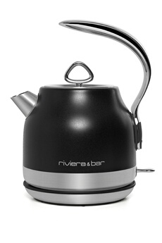 Riviera /& Bar BBO449 Bouilloire Gaia 1,25 L Noir