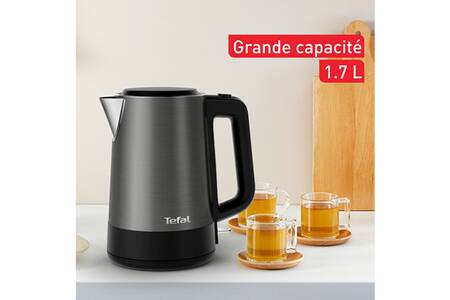 Bouilloire Tefal Bi Bouilloire Equinox Acier Inoxydable Noir Darty