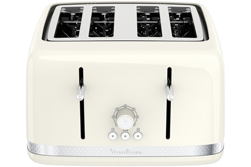 Grille pain Moulinex SOLEIL IVOIRE Toaster Vintage 4 Tranches, Thermostat  Réglable 1700 W LT305A10 - Soleil ivoire LT305A10
