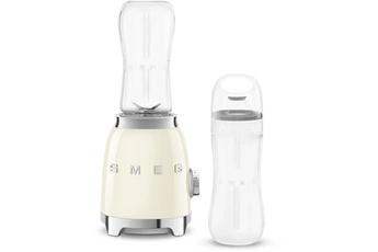 Mini Blender de table "Années 50" / Puissance du moteur 300 W - 24 000 tours / min / Capacité : 600 ml - Variateur de vitesses / Inclus : 2 bouteilles en Tritan Renew