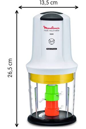 Hachoir Moulinex MULTI-MOULINETTE 6 en 1 Blanc AT723110 | Darty