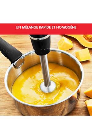 Pied Mixer Inox Moulinex Compatible InfinyForce DD83 DD86 - Pièce Détachée Remplacement