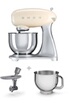 Smeg SMF02CREU Robot de cuisine 4,8 l Crème Acier 18/10