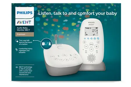 Baby Monitor Philips Avent SCD713/00 - Con Tecnologia DECT, Luce Notturna E Ninna Nanne - Foto 8