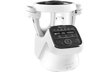Robot cuiseur Moulinex ROBOT CUISEUR COMPANION XL BLANC GRIS HF80CB10 Darty