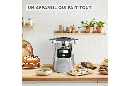 i-Companion Touch Pro HF93ECF0 Robot cuiseur - 18 programmes - 7 accessoires - Balance intégrée | Robots cuiseurs