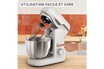 Moulinex Robot Pâtissier QA510 - 1100W - 8 Vitesses -Garantie 2 Ans Fiche Technique Et Prix Au