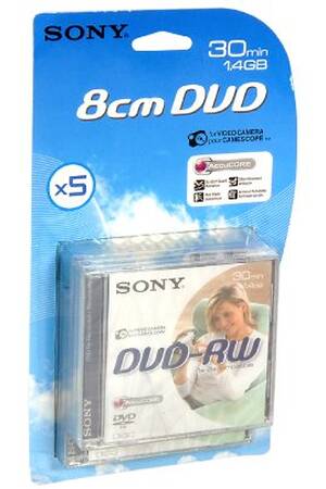 Cassette Camescope Sony 5 Dvd Rw 8 Cm Darty