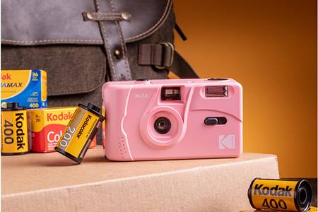 Appareil Photo Argentique 35mm Vintage - Compact Plastique Noir Avec Coffret D'origine
