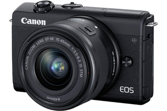 Appareil photo hybride Canon M200 Noir + EF-M 15-45mm IS STM