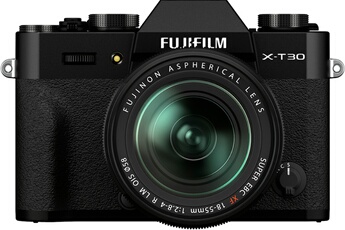 Appareil photo hybride Fuji X-T30 II noir + XF 18-55mm f/2.8-4