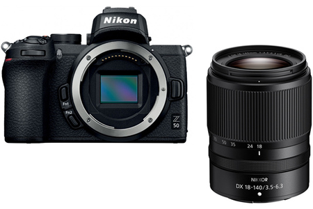 Appareil photo hybride Nikon Z 50 + Z DX 18-140mm f/3.5-6.3 VR