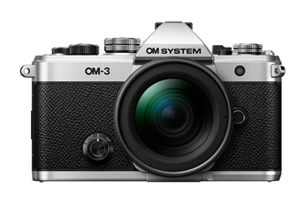 Capteur Live MOS empilé BSI 4/3 de 20,4 mégapixels / Ecran vari-angle tactile de 7,6 cm (3") - Stabilisation 5 axes 7,5 stops / Résolution vidéo : 10 bit H.265 : 4k 60p, Vidéo avec OMLog400 / Objectif M.Zuiko Digital 12-45 mm