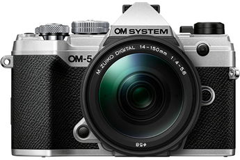 Appareil photo hybride Om System OM-5 silver + ED 14-150mm f/4-5.6 II MSC