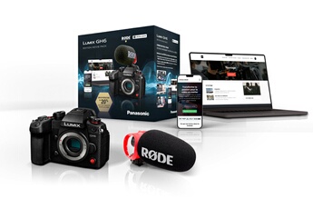Panasonic - Pack Hybride Lumix GH6 nu Noir + Micro RODE VideoMic GO II + Formation Grain