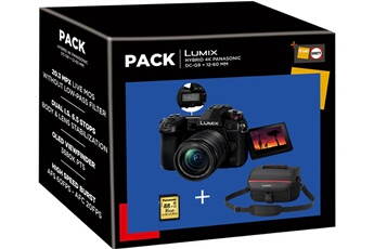 Panasonic Pack Lumix G9 + 12-60/3,5-5,6 + Sacoche + Sd16Go