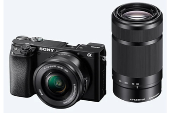 Appareil photo hybride Sony A 6100 + E PZ 16-50mm f/3.5-5.6 + E 55-210mm f/4.5-6.3
