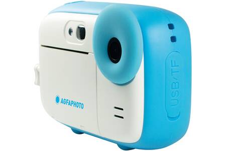 AGFA PHOTO Realikids Instant Cam Appareil Photo Enfant Bleu - Photos Instantanées Vidéo