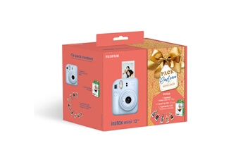 Fujifilm - PACK NOEL 24 mini 12 bleu givre