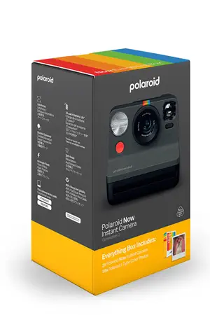 Appareil photo instantané Polaroid COFFRET Now Generation 2 Noir + 16 films  inclus - POLAROID NOW GENERATION 2 + 16 films