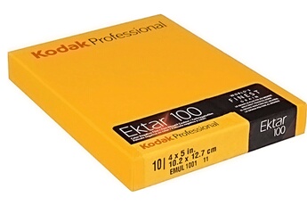 Pellicule Kodak EKTAR 100 PROFESSIONNEL 4X5 - 10 FILMS