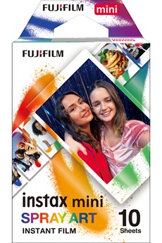 Papier photo instantané Fujifilm Film instax Mini Monopack SPRAY ART (10v)