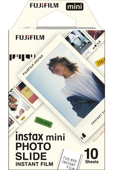 Papier photo instantané Fujifilm FILM INSTAX Mini Photo slide 10 vues