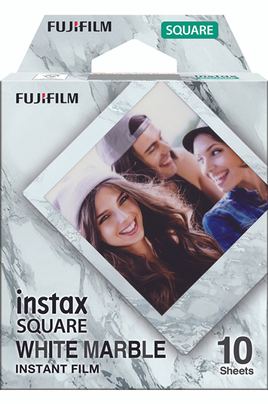 Papier photo instantané Fujifilm Film instantane Square Blanc Marble 10  Vues - 16656473