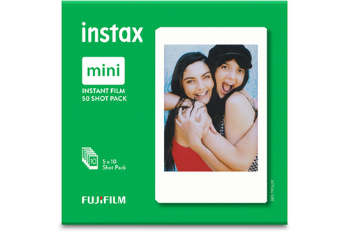 Papier photo instantané Fujifilm INSTAX MINI LOT DE 5 PACKS DE 10 FILMS -  70100144162