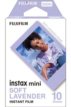 Papier photo instantané Fujifilm Film Instax Mini Lavande 10 vues