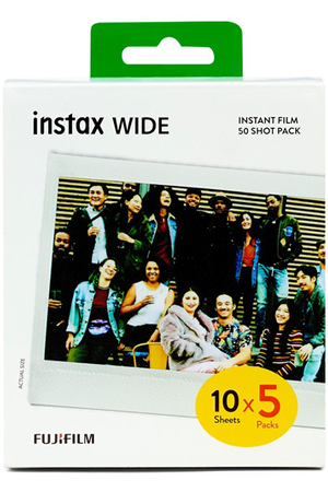 Papier photo instantané Fujifilm Mega pack Instax film WIDE (5x10vues)