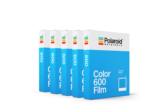 Papier photo instantané Polaroid Originals PACK 5 x 8 FILMS POLAROID 600 COULEUR