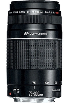 Objectif Reflex Canon Ef 75 - 300 Mm F/4.0 - 5.6 Iii Usm